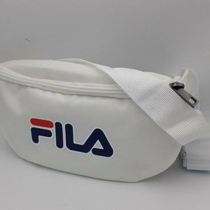 white FILA Fanny pack